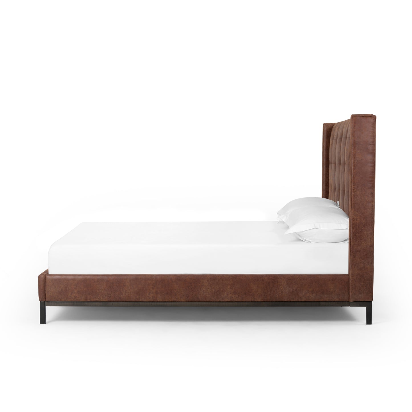 Newhall Bed-55"-Vintage Tobacco-Queen