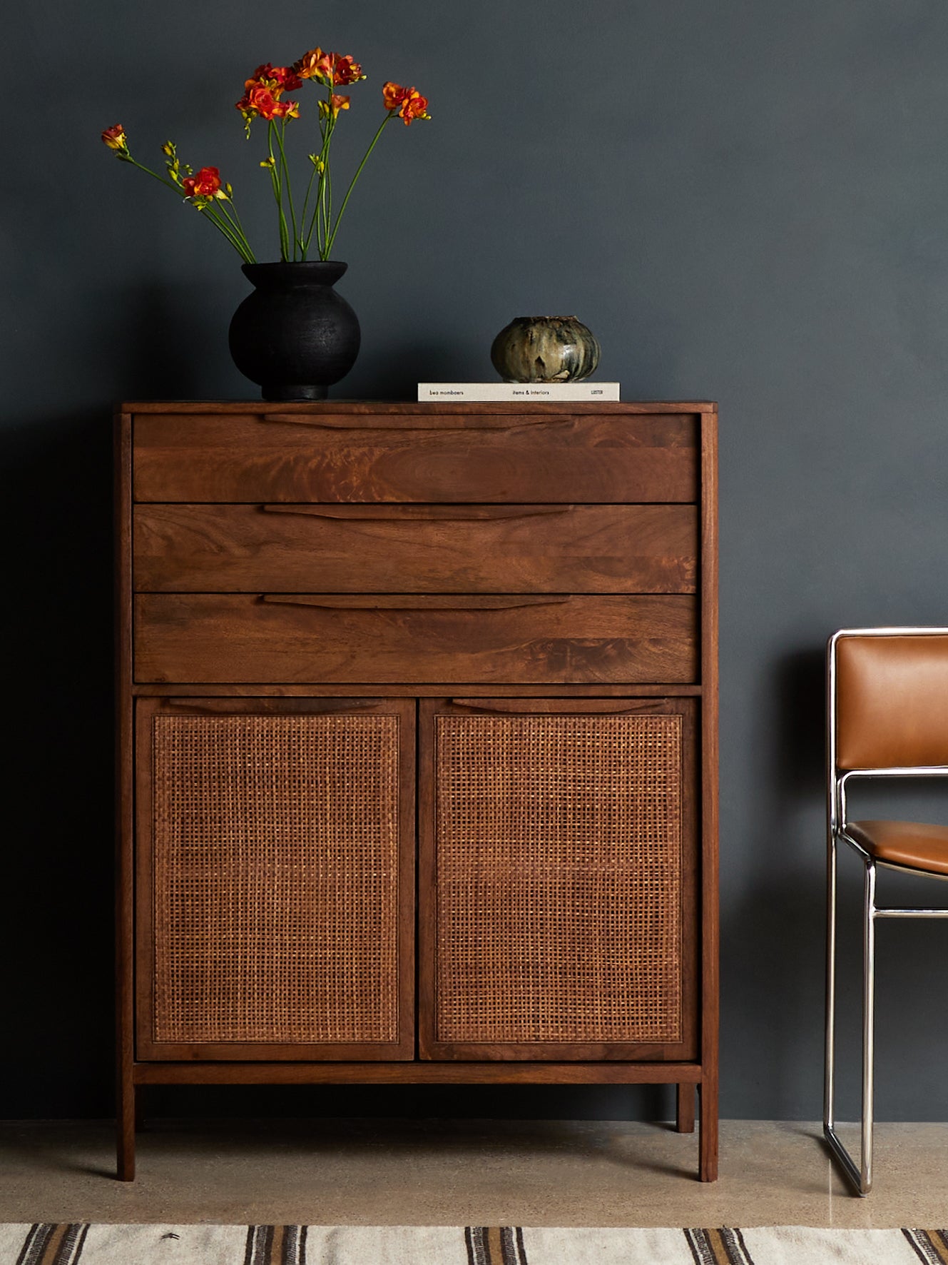 Sydney Tall Dresser-Brown Wash