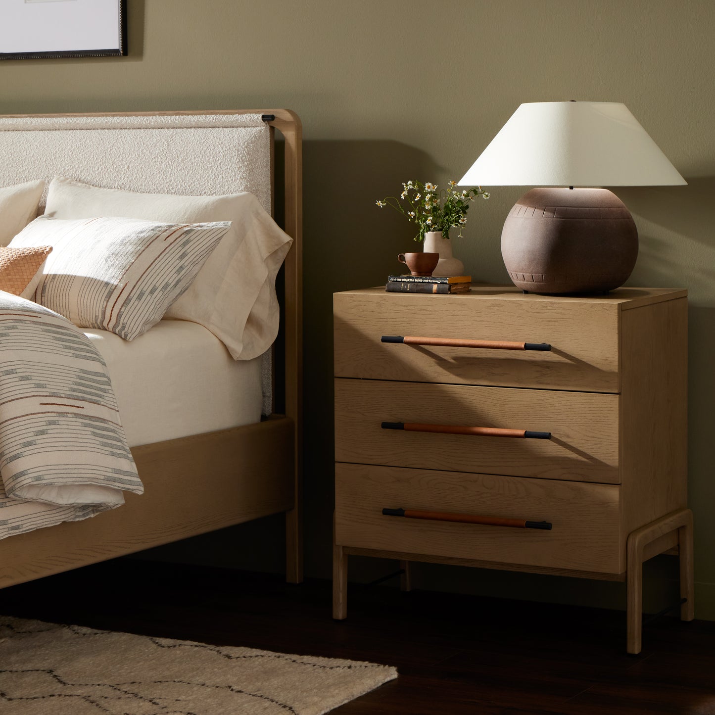 Rosedale 3 Drawer Dresser-Yucca Oak