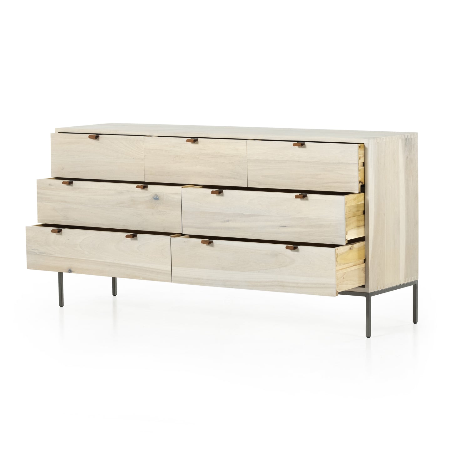 Trey 7 Drawer Dresser-Dove Poplar