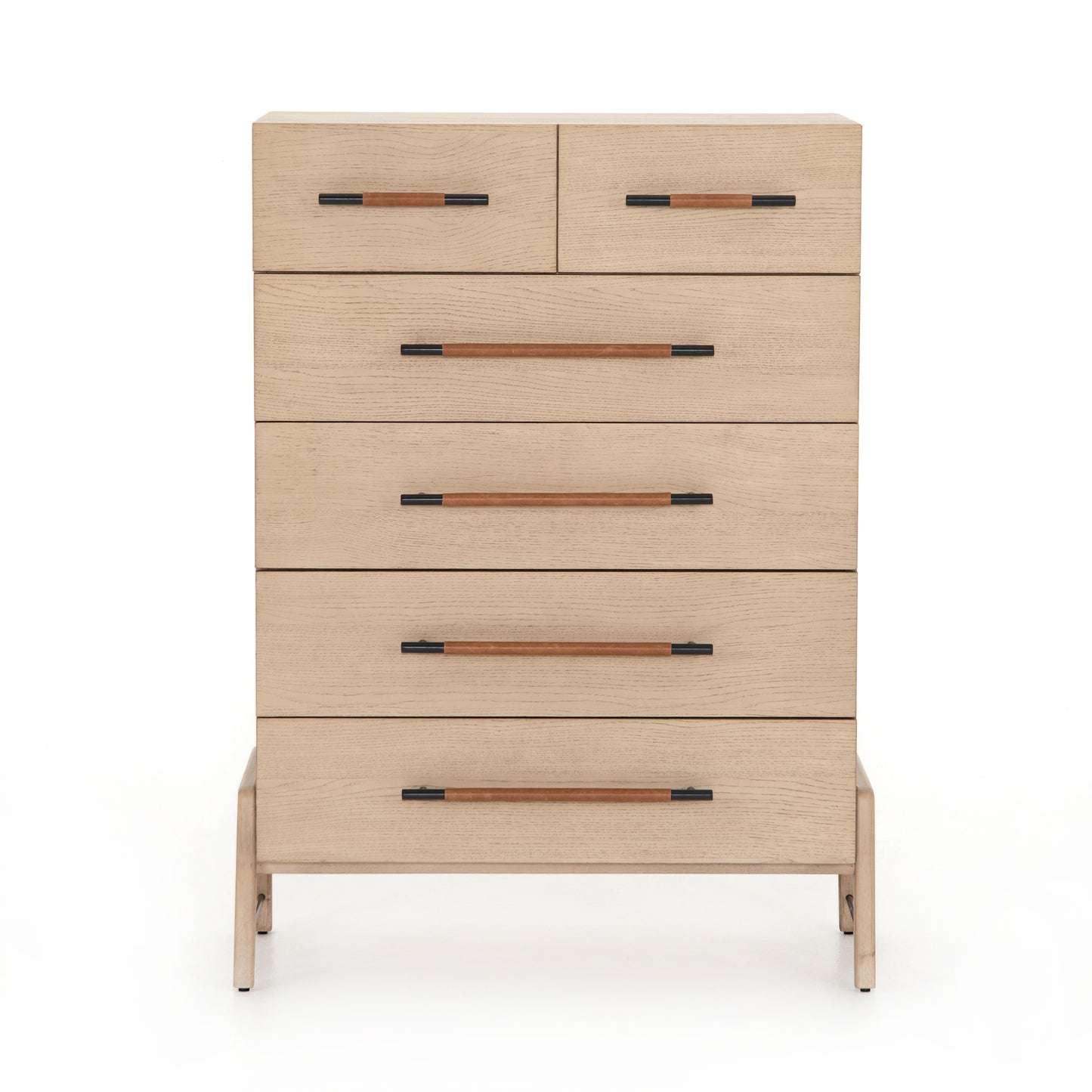 Rosedale 6 Drawer Tall Dresser-Yucca Oak