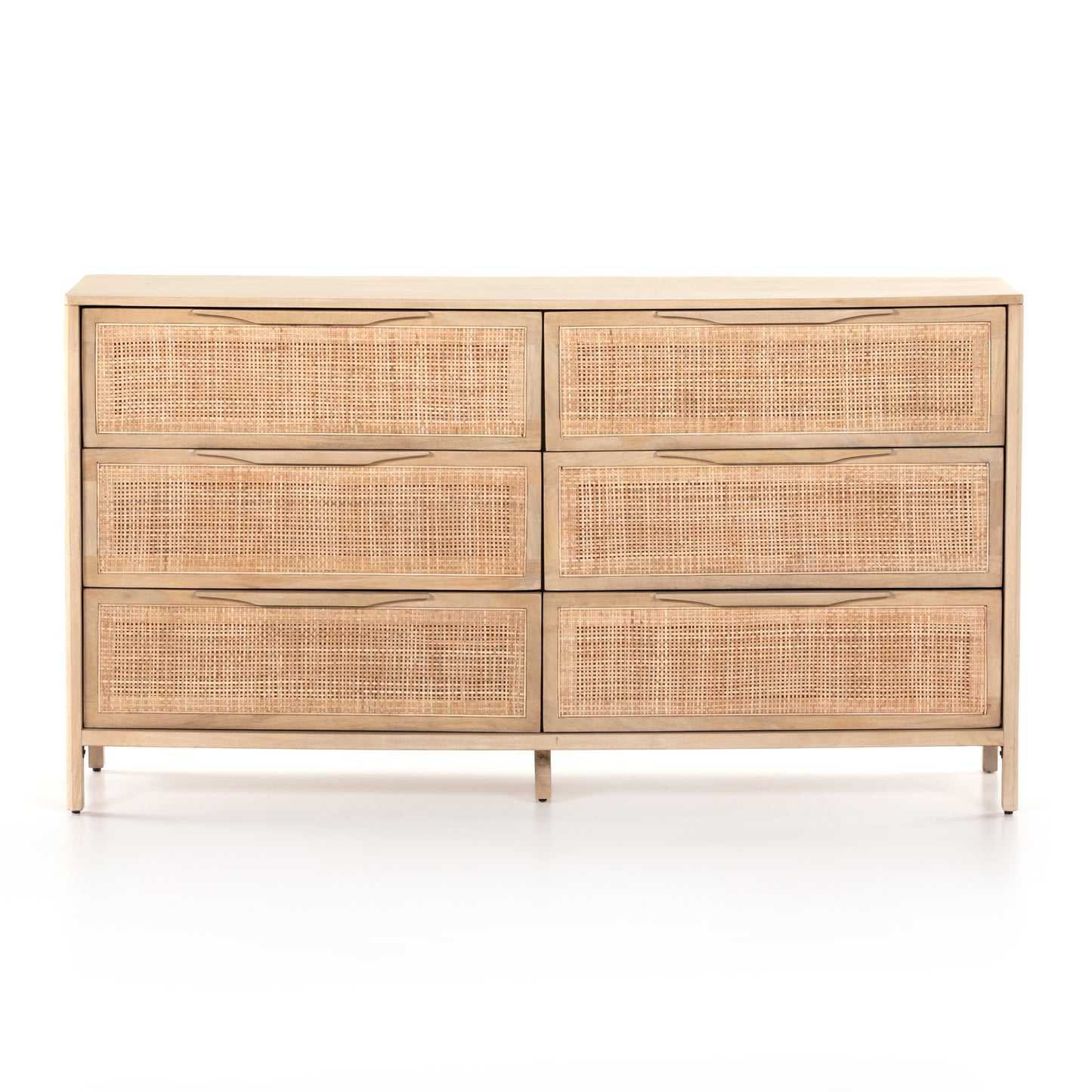 Sydney 6 Drawer Dresser-Natural Mango