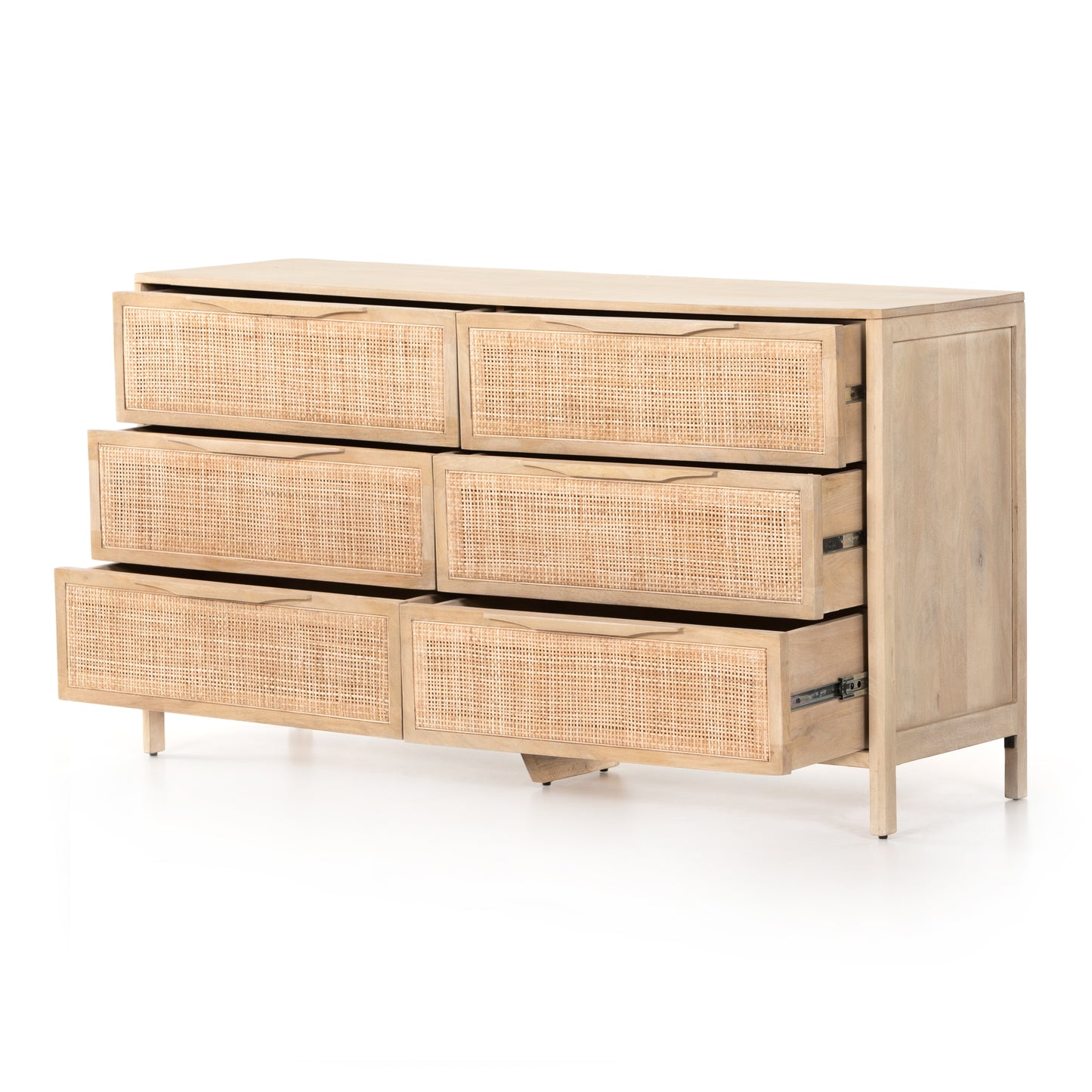 Sydney 6 Drawer Dresser-Natural Mango