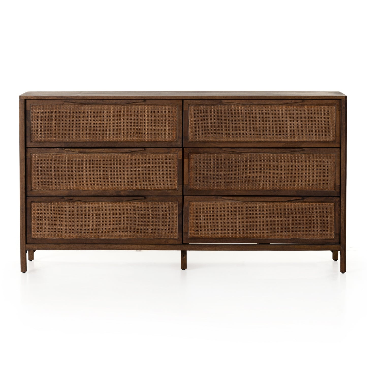 Sydney 6 Drawer Dresser-Brown Wash