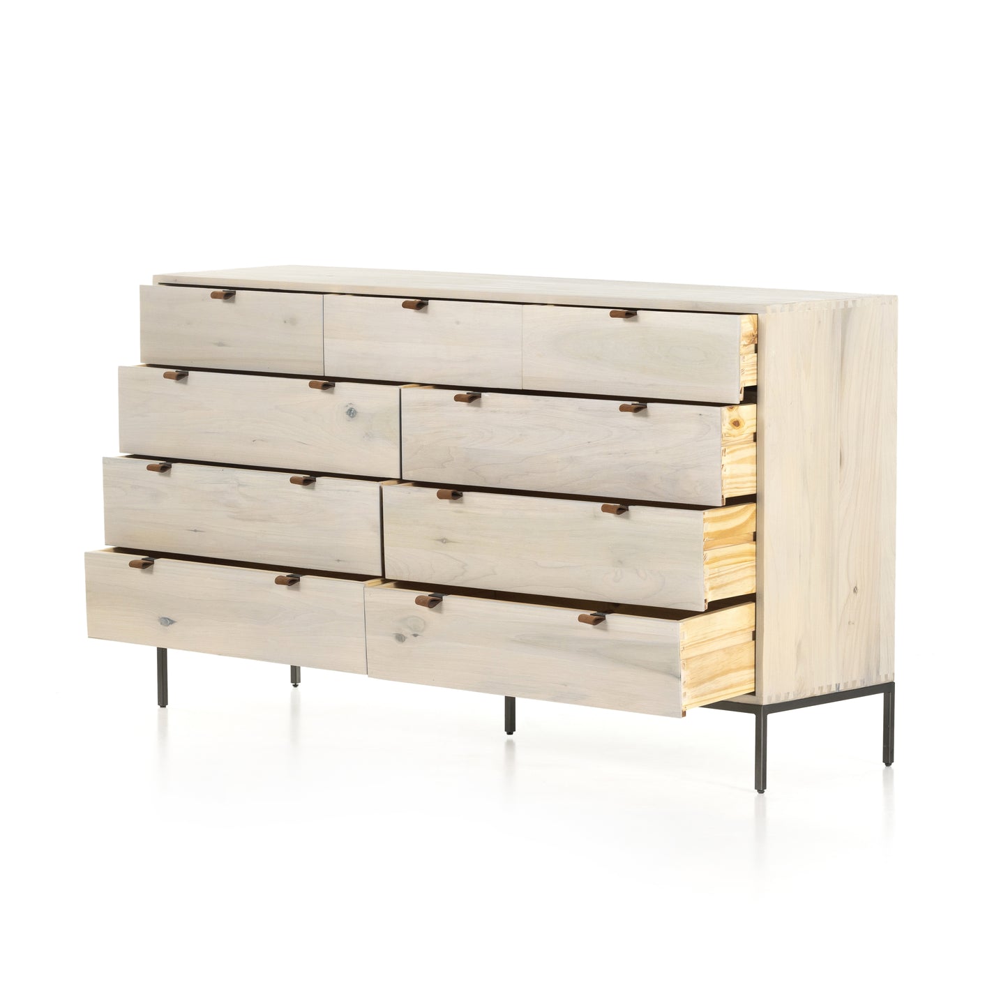 Trey 9 Drawer Dresser-Dove Poplar