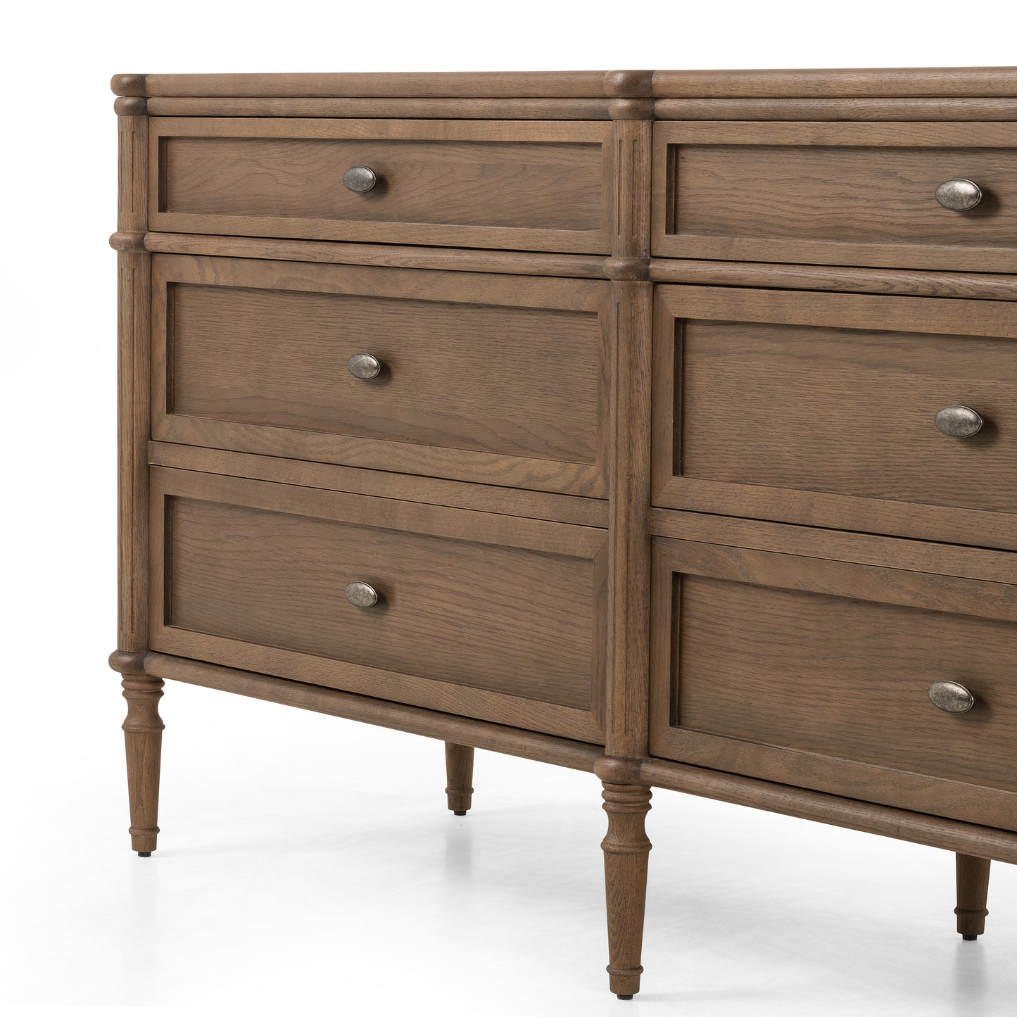 Toulouse 6 Drawer Dresser-Toasted Oak