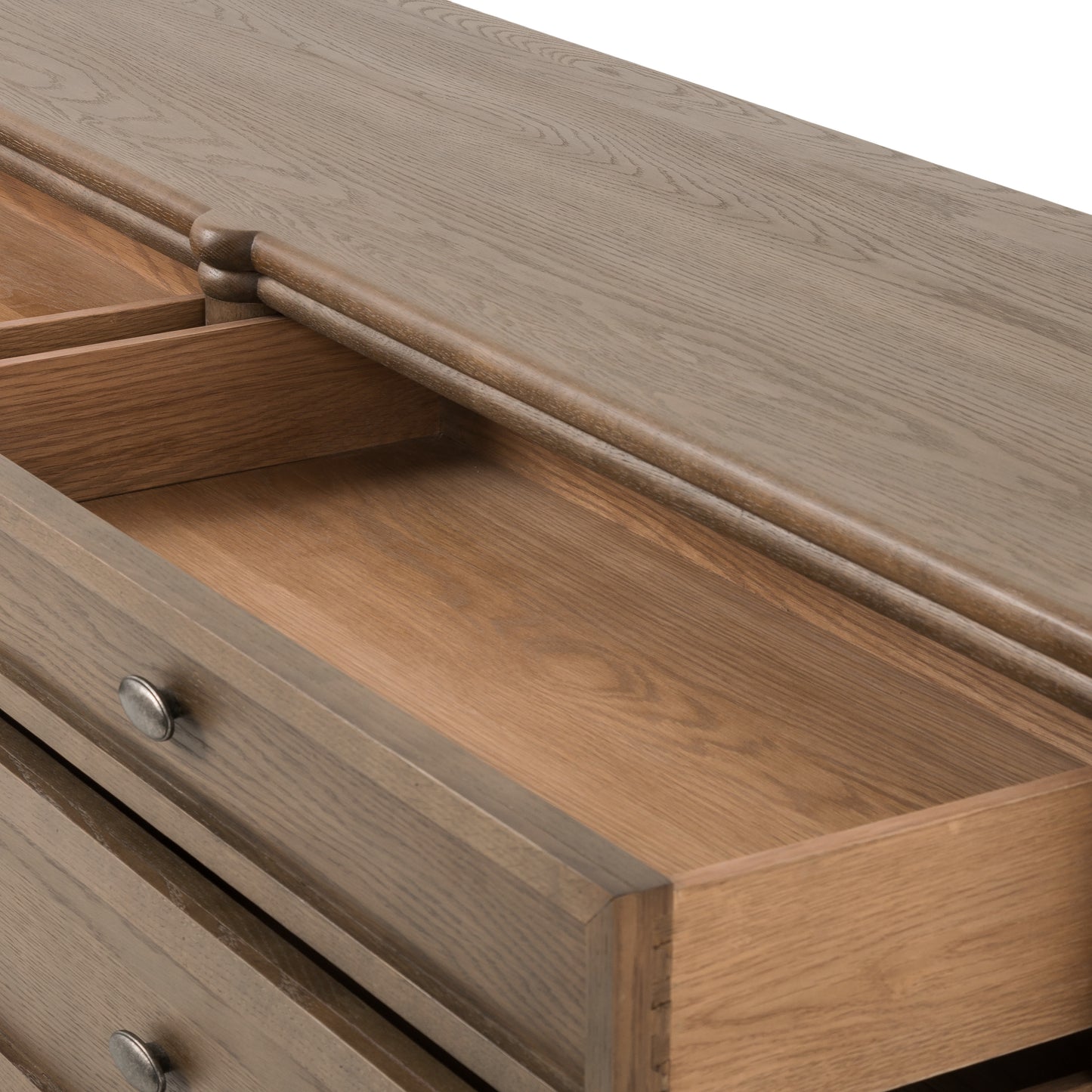 Toulouse 6 Drawer Dresser-Toasted Oak