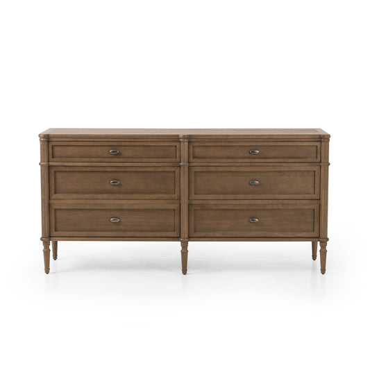 Toulouse 6 Drawer Dresser-Toasted Oak