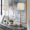 LATON BUFFET LAMP, BRASS