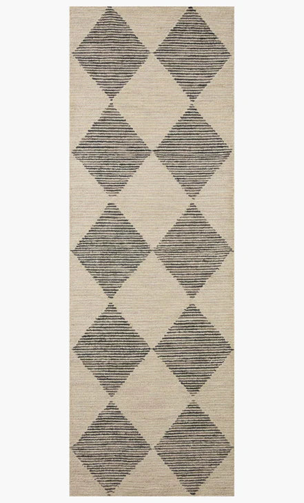 FRA-01 CJ Beige / Charcoal | Loloi Rugs