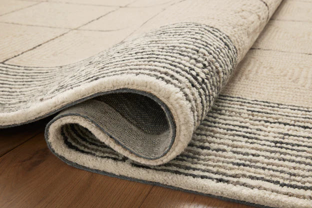 FRA-02 CJ Cream / Black | Loloi Rugs