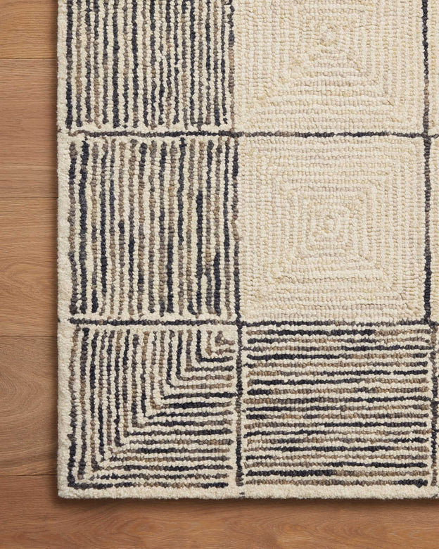 FRA-02 CJ Cream / Black | Loloi Rugs