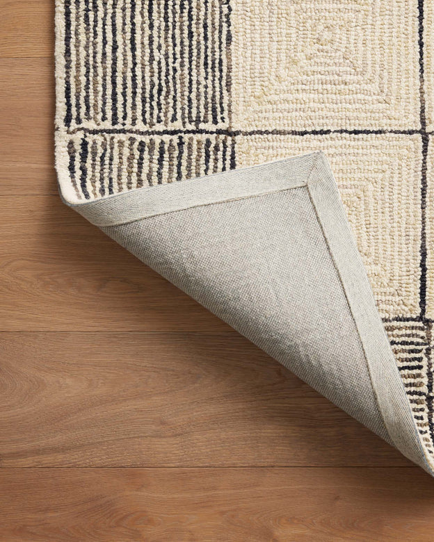 FRA-02 CJ Cream / Black | Loloi Rugs