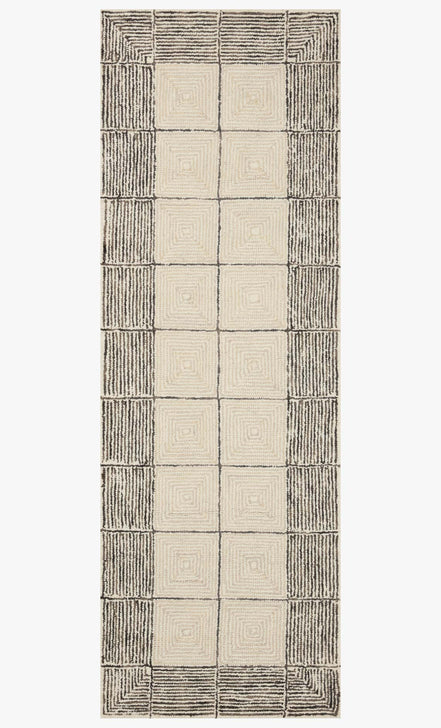 FRA-02 CJ Cream / Black | Loloi Rugs