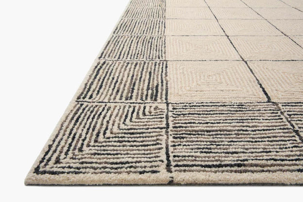 FRA-02 CJ Cream / Black | Loloi Rugs