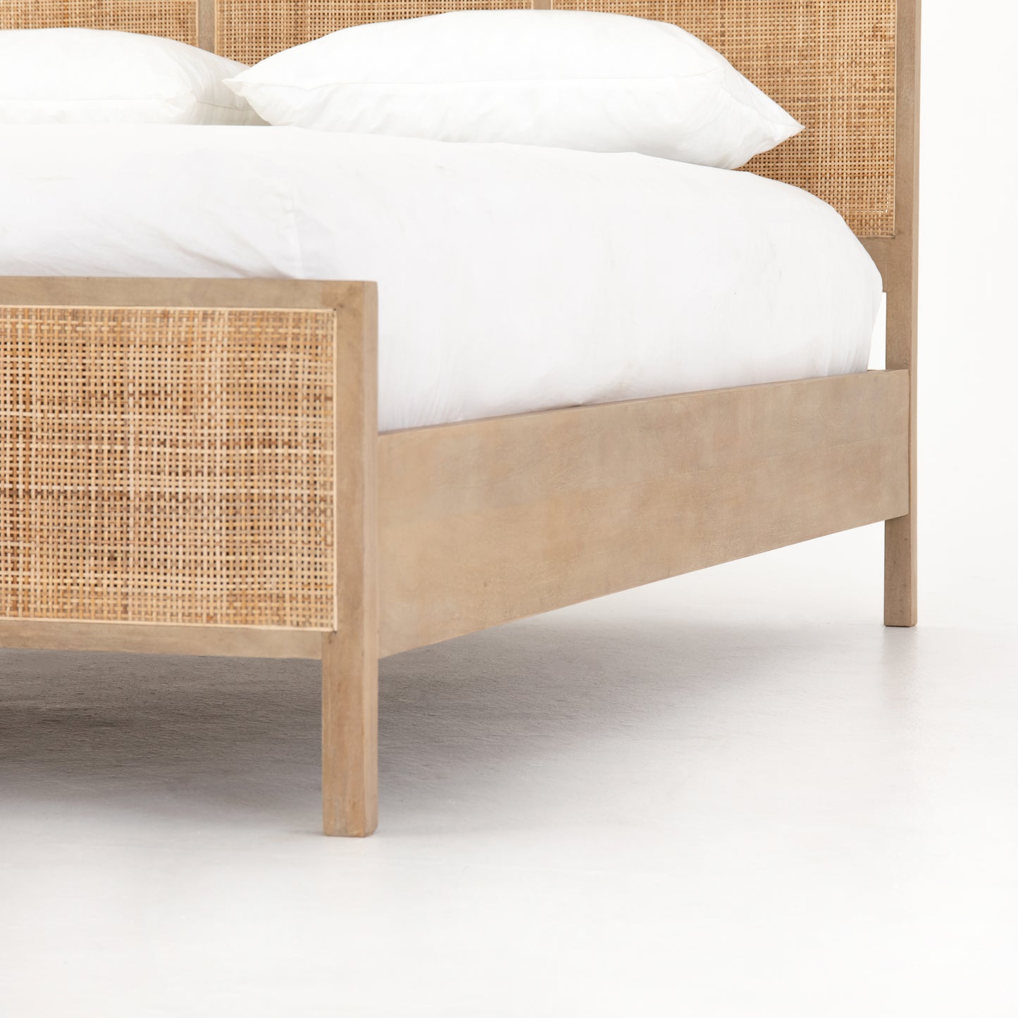 Sydney King Bed-Natural