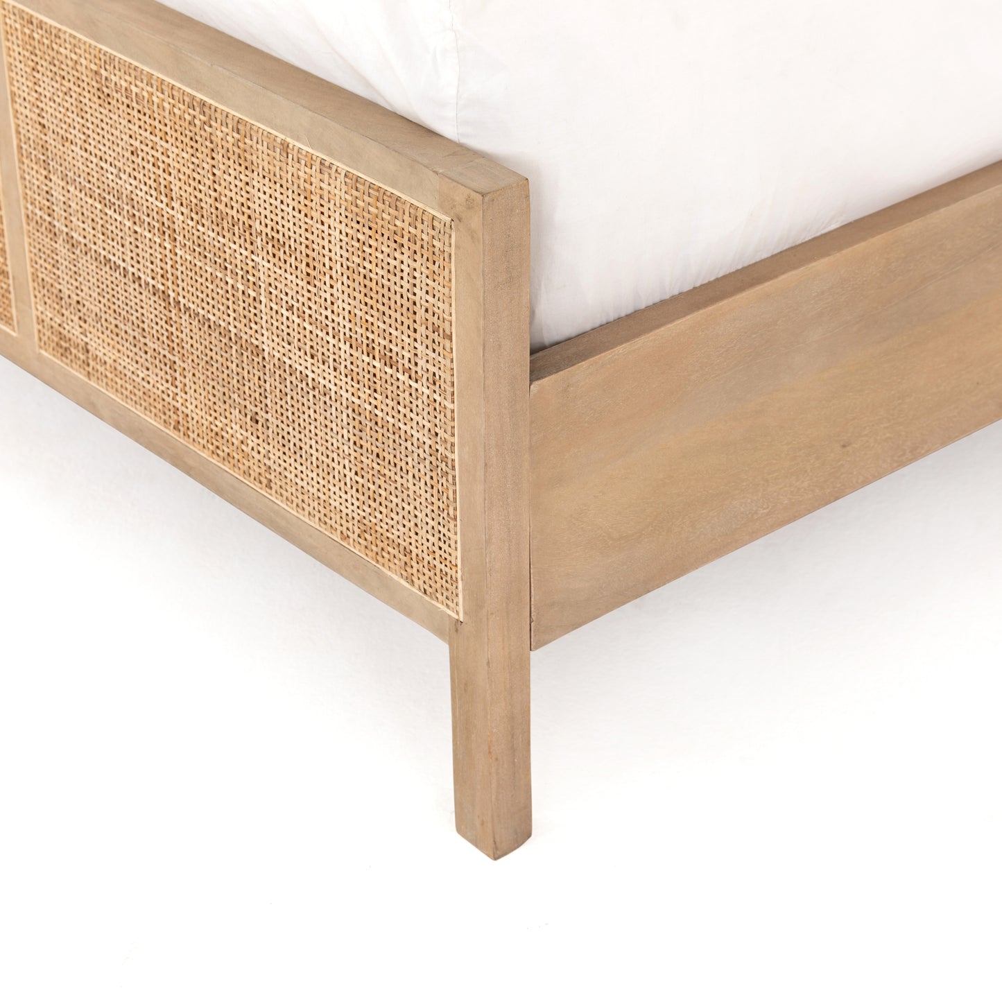 Sydney King Bed-Natural