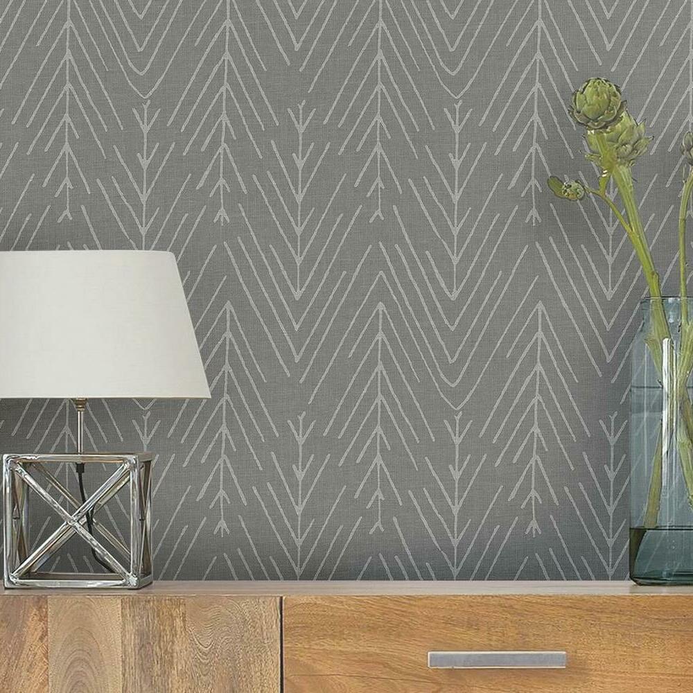 Twig Hygge Herringbone Peel and Stick Wallpaper