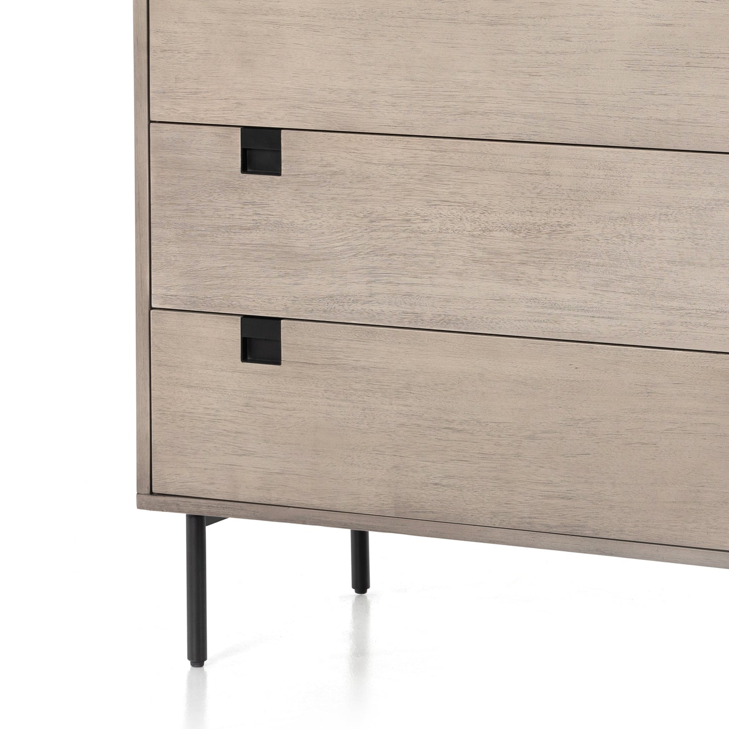 Carly 5 Drawer Dresser-Grey Wash Veneer