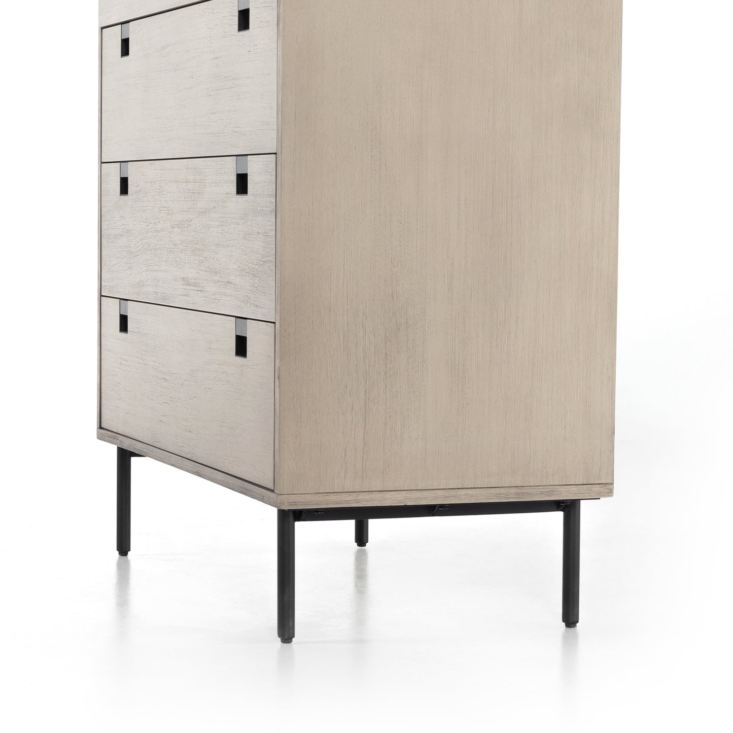 Carly 5 Drawer Dresser-Grey Wash Veneer