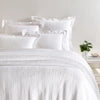 Madison White Matelassé Coverlet