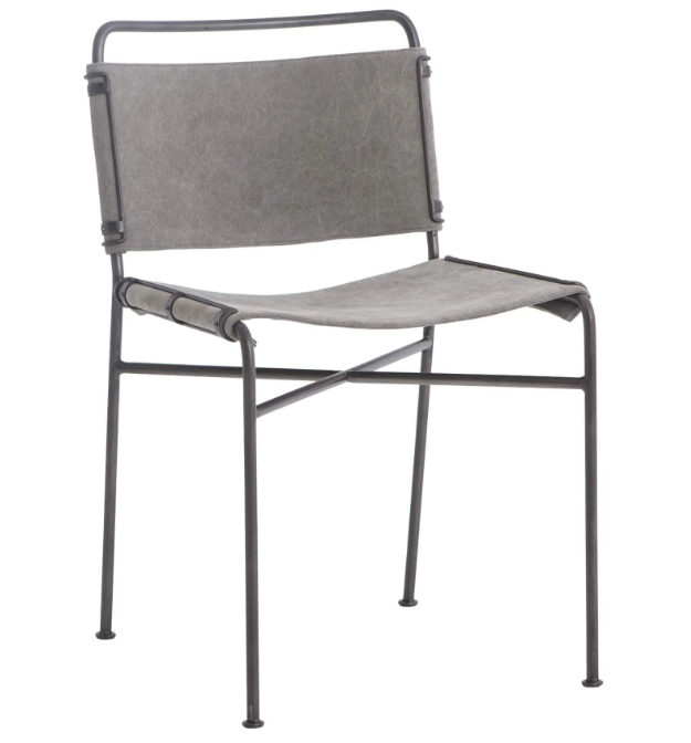 Wharton Dining Chair-Stonewash Grey