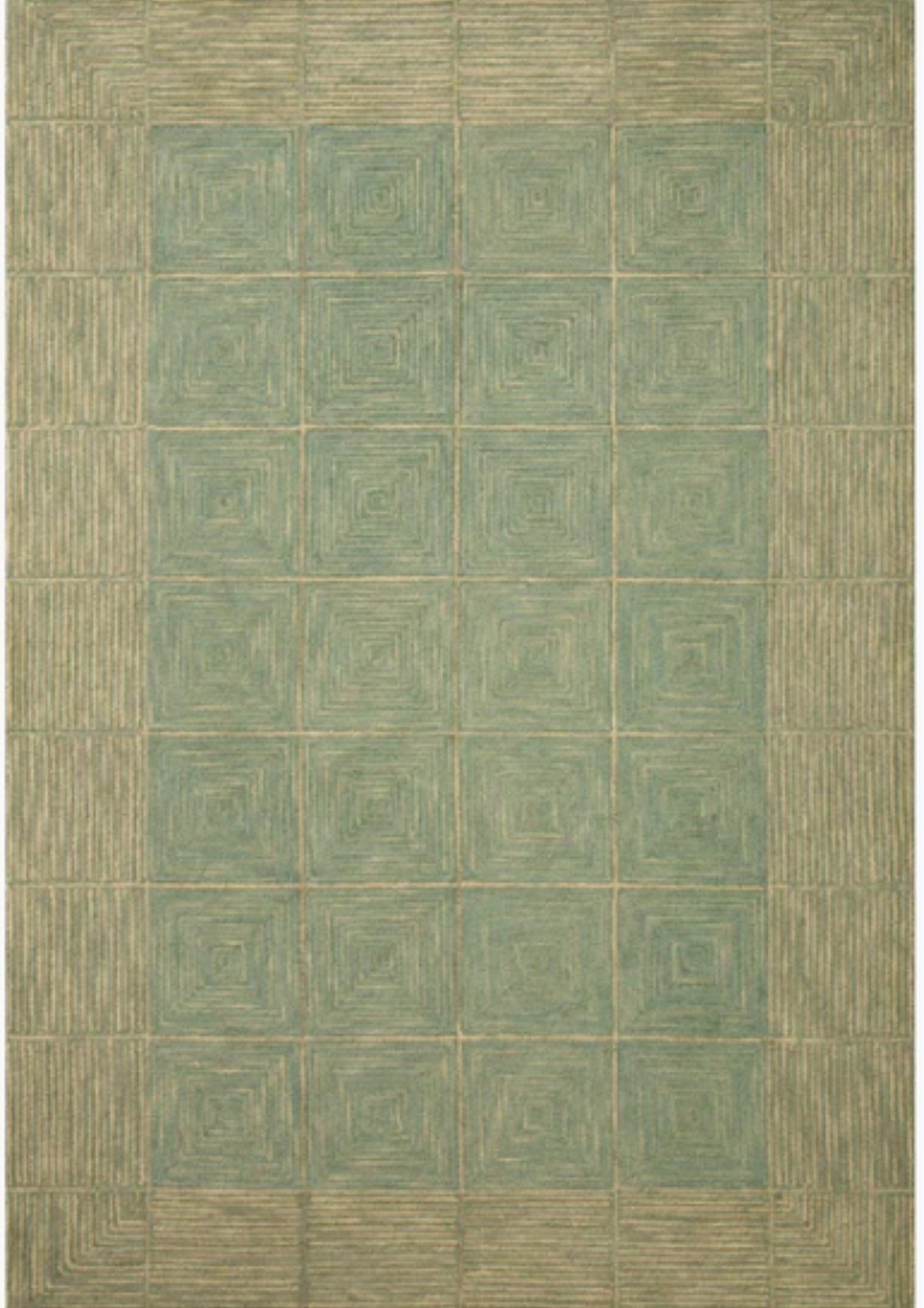 FRA-02 CJ Green / Natural | Loloi Rugs