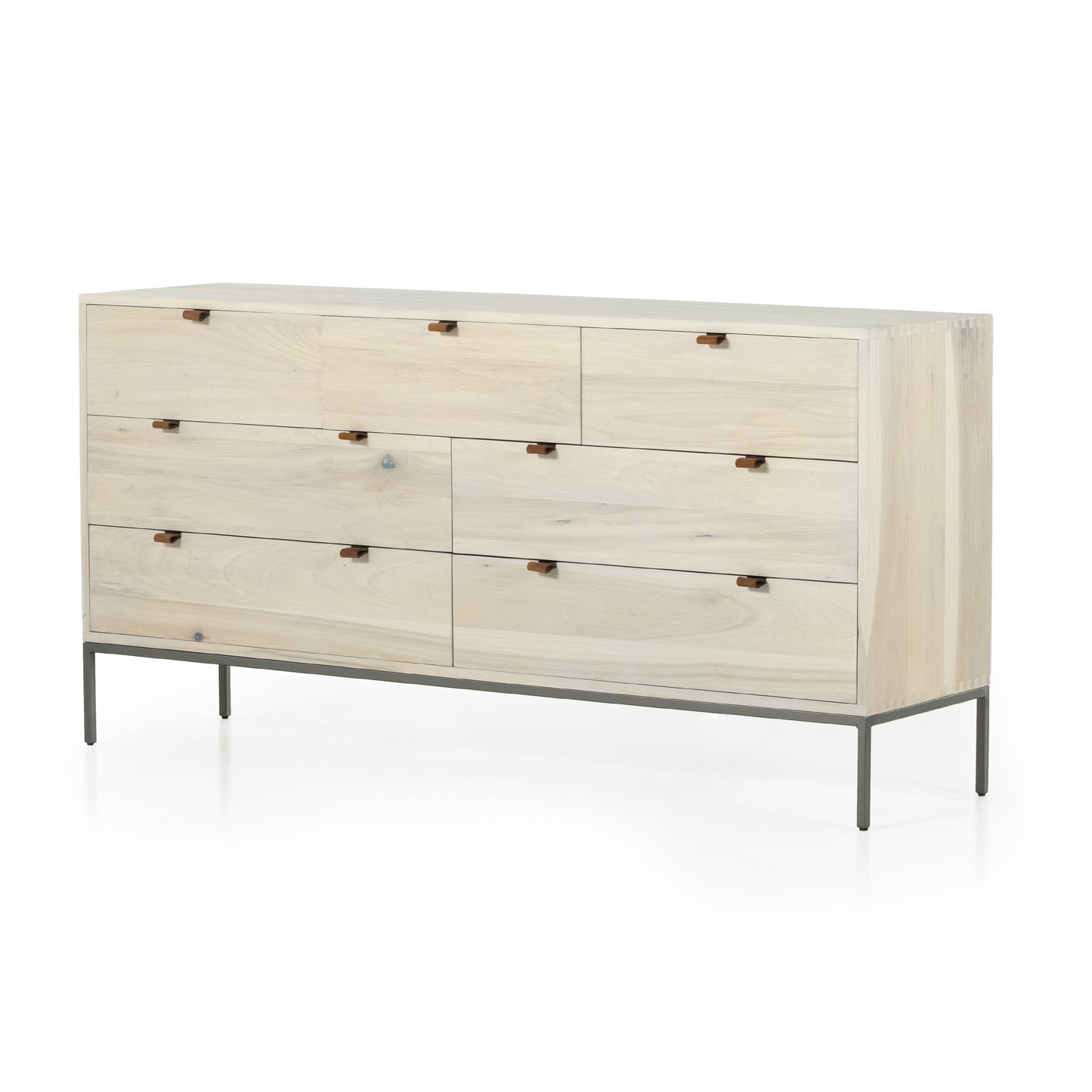 Trey 7 Drawer Dresser-Dove Poplar