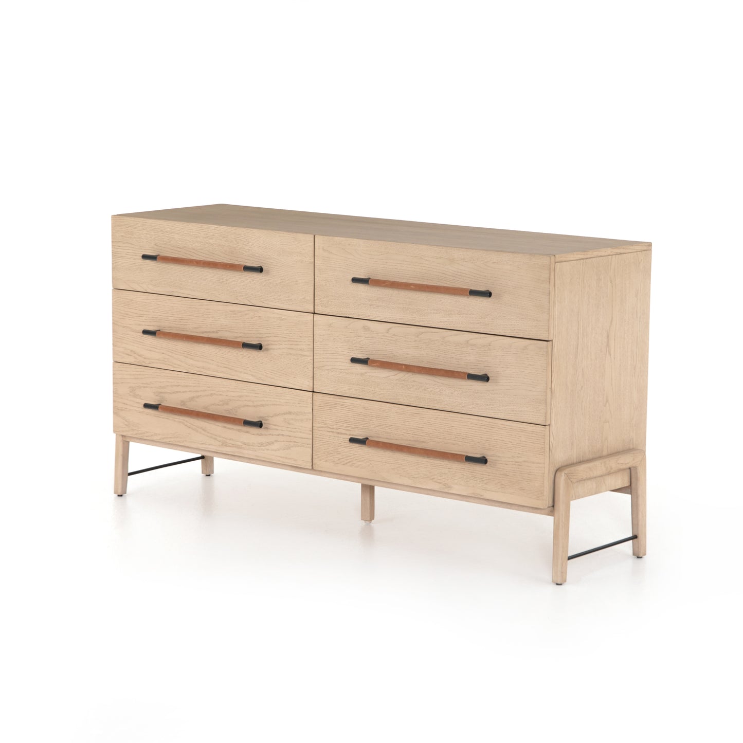 Rosedale 6 Drawer Dresser-Yucca Oak