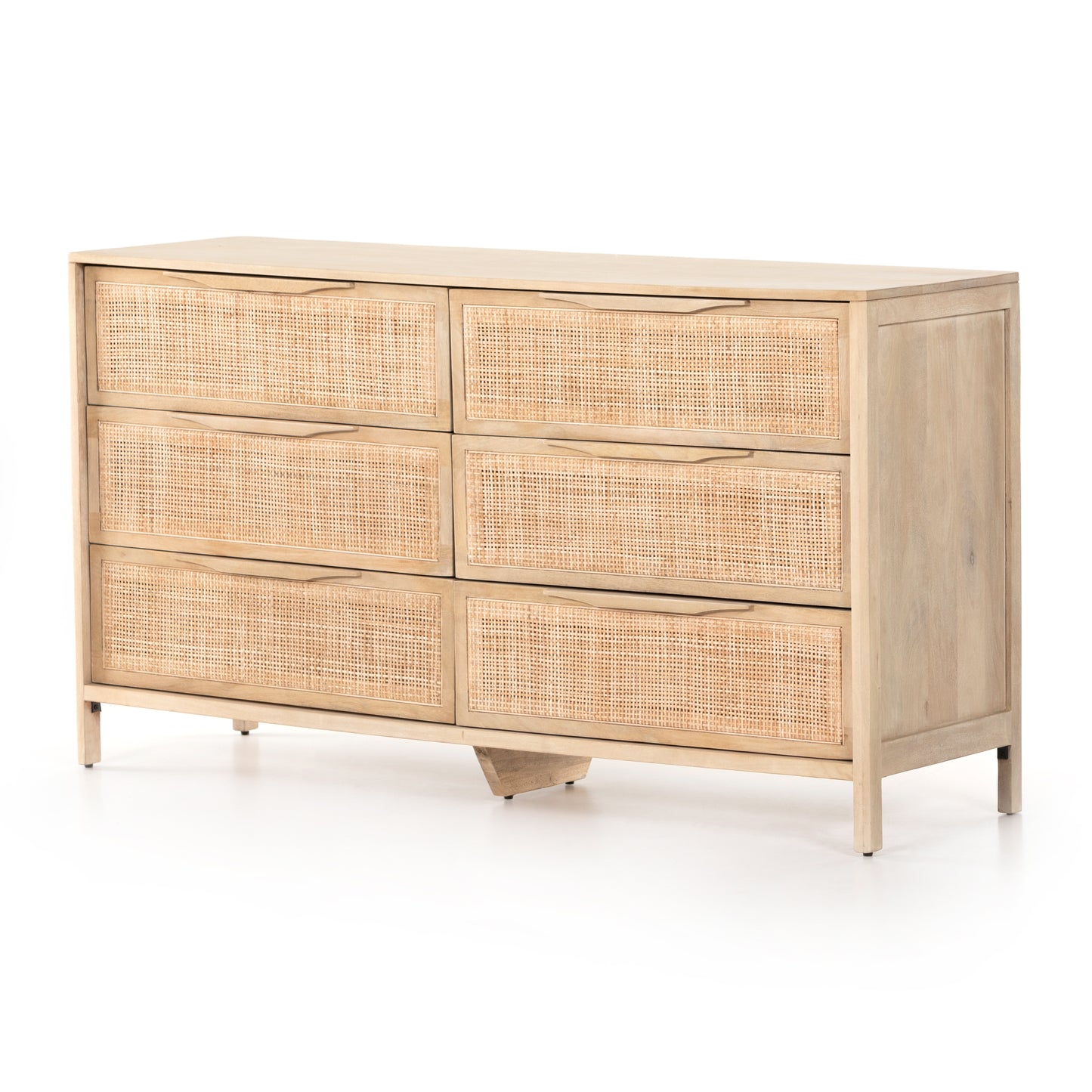 Sydney 6 Drawer Dresser-Natural Mango