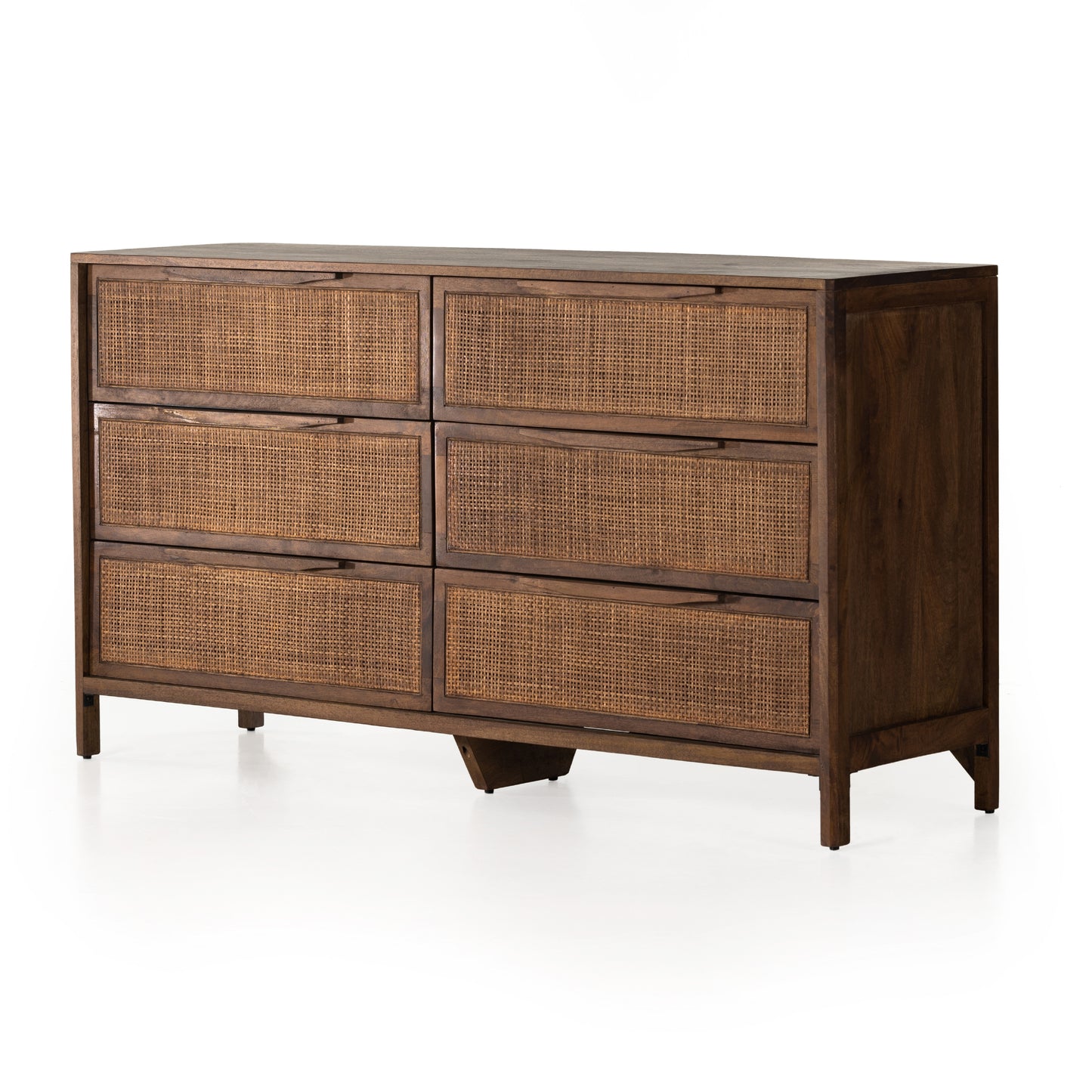 Sydney 6 Drawer Dresser-Brown Wash