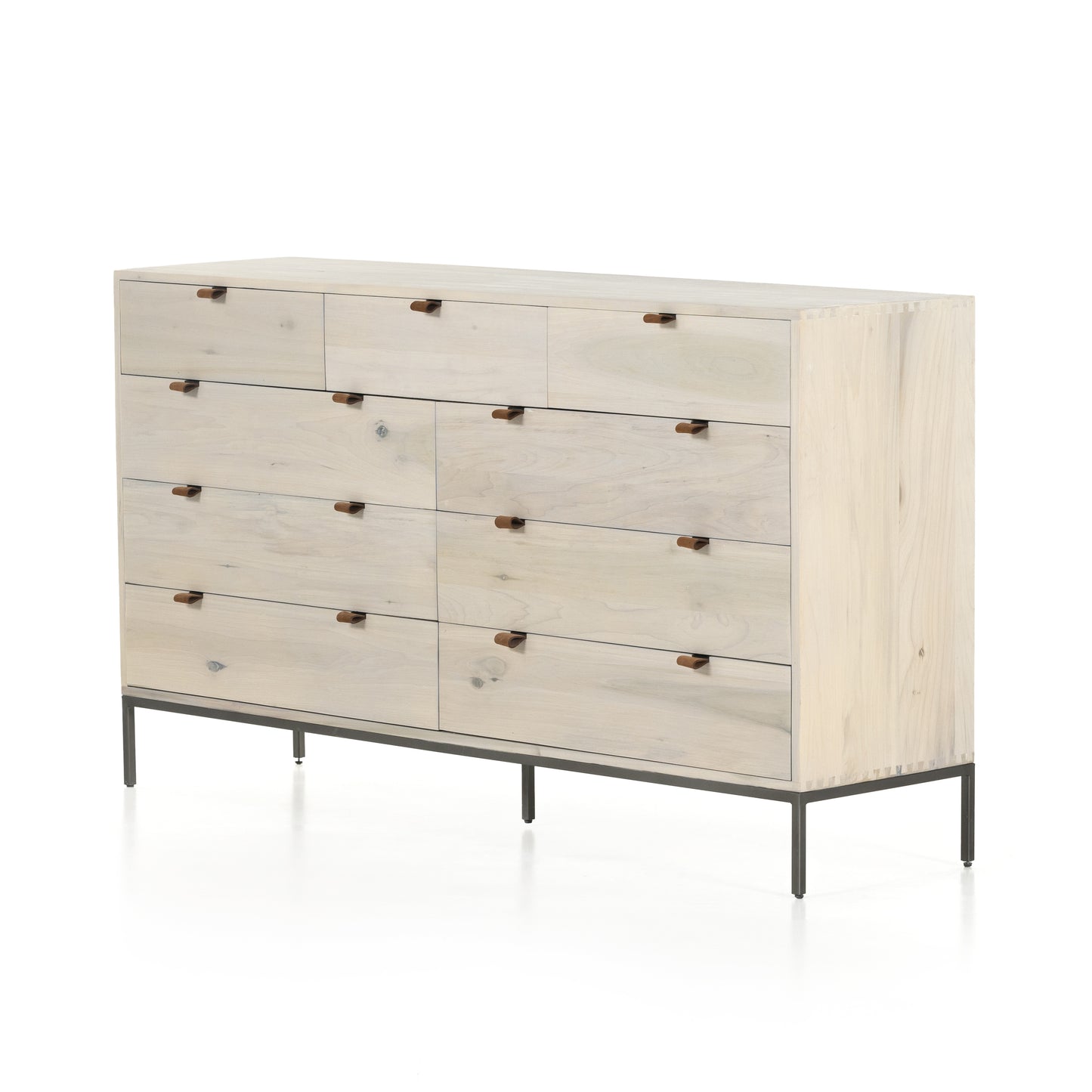 Trey 9 Drawer Dresser-Dove Poplar