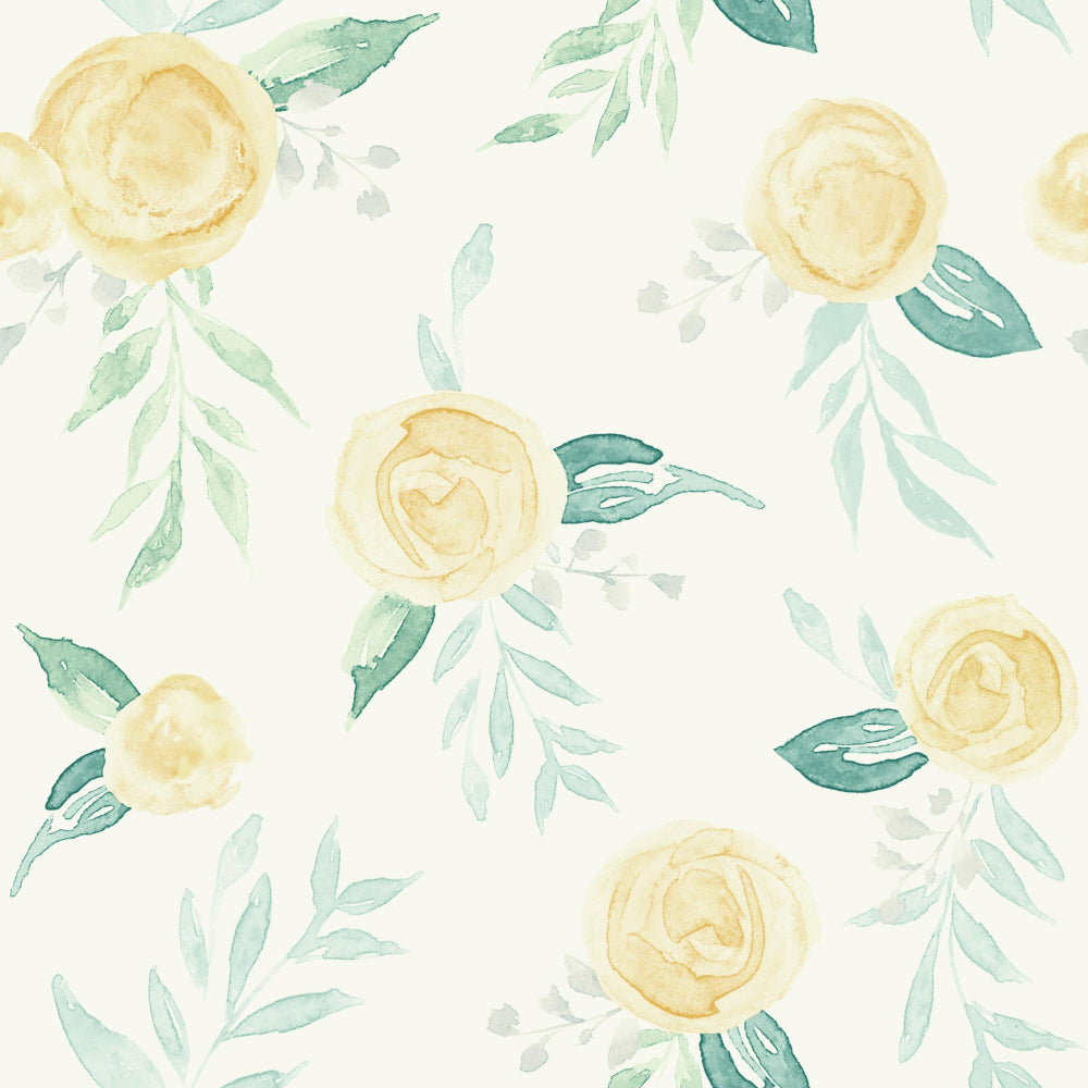 Watercolor Roses Wallpaper