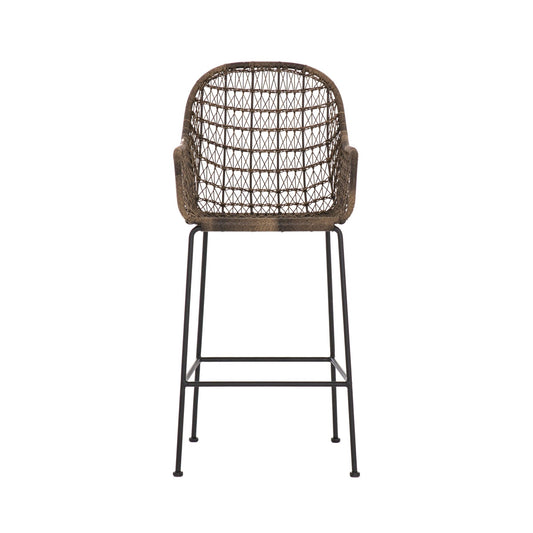 Bandera Outdoor Woven Bar Stool - Astonishing Home Collection