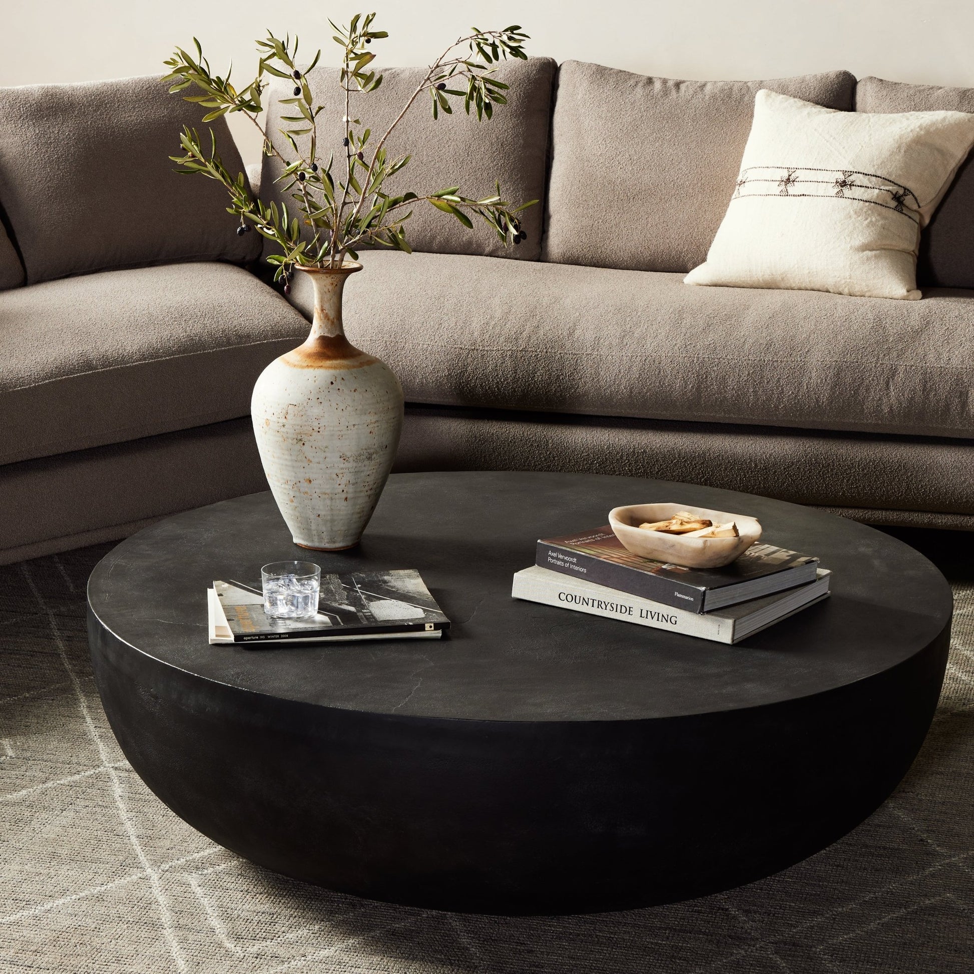 Basil Round Coffee Table - Astonishing Home Collection