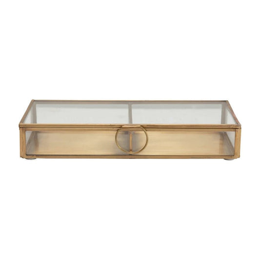 Brass and Glass Display Box - Astonishing Home Collection